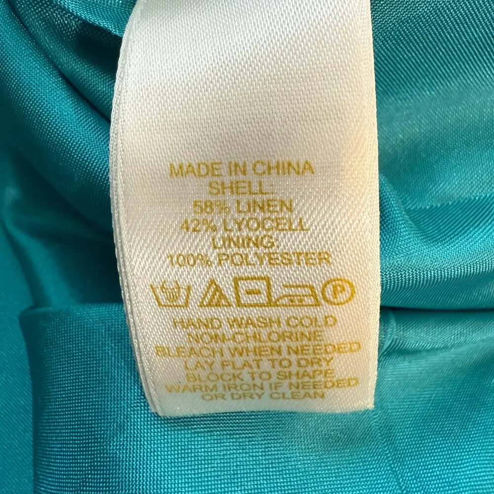 Turquoise/Cerulean Kate Spade Sleeveless Dress